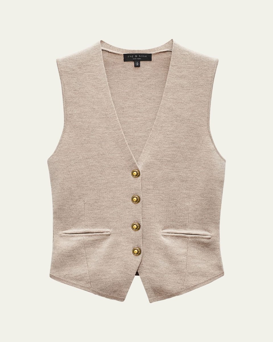 Ella Wool-Blend Vest